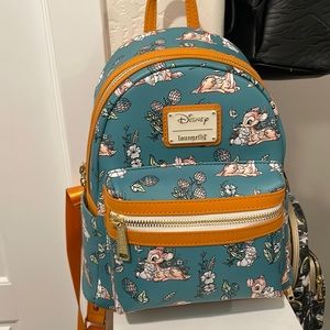 Loungefly Disney Bambi Forest Floral Mini Backpack